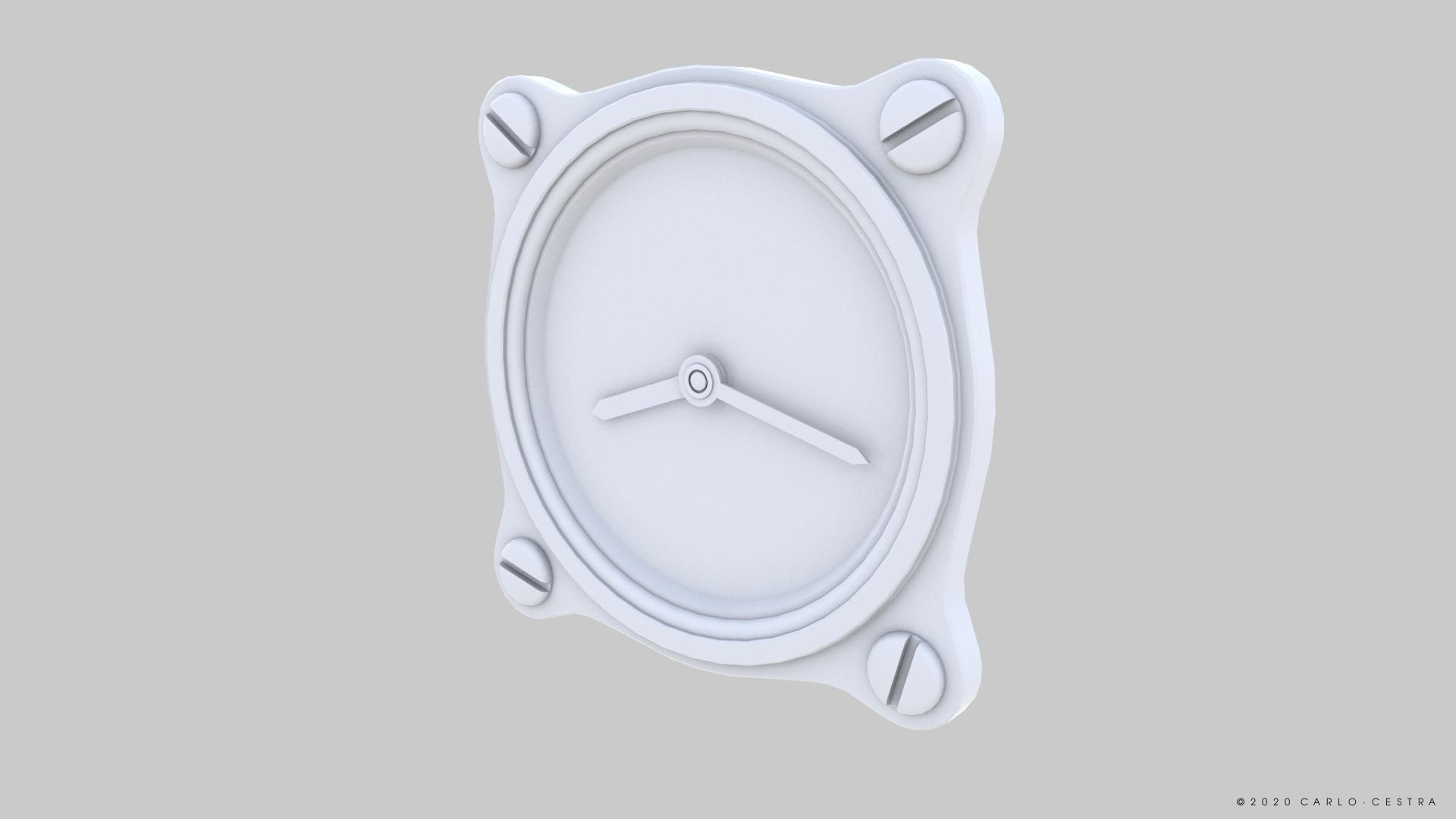 GERMAN PROPELLER PITCH INDICATOR Low-poly 3D model_11