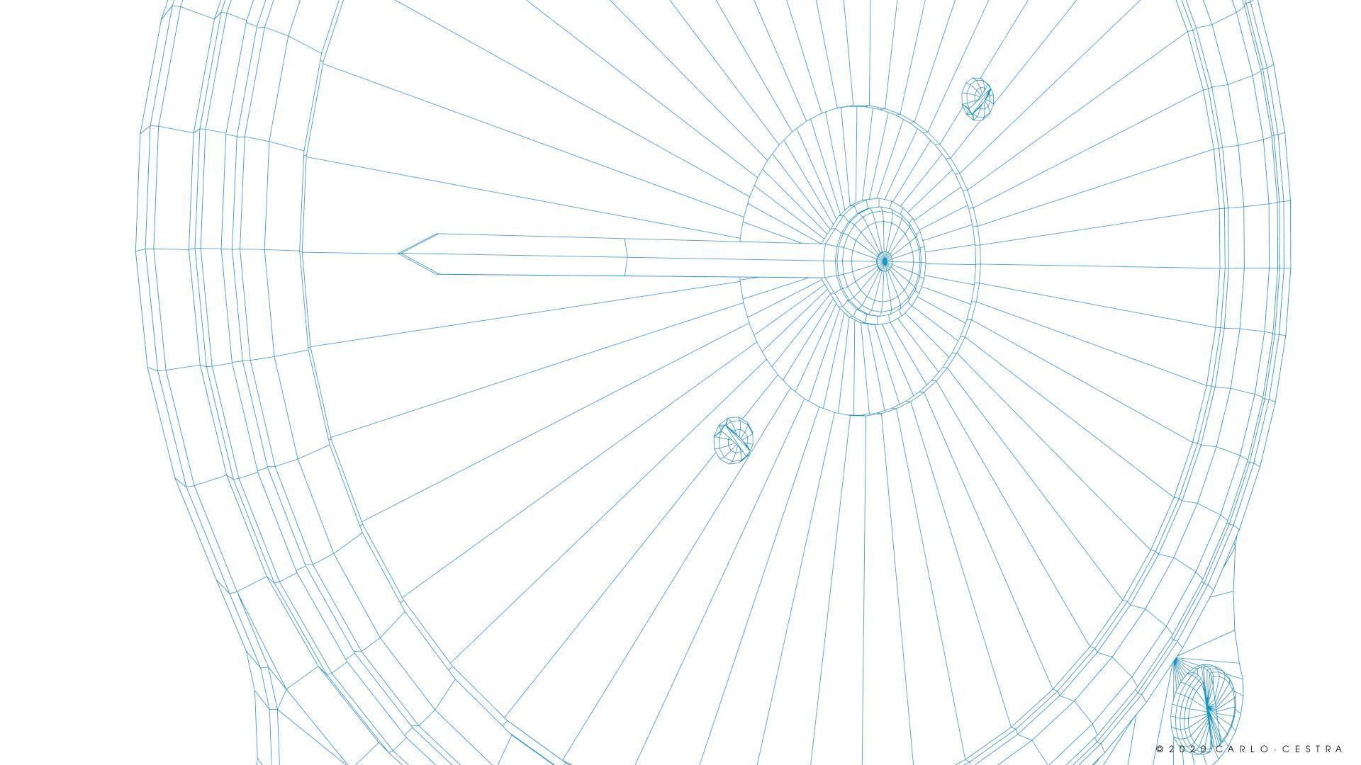 GERMAN RATE OF CLIMB INDICATOR Low-poly 3D model_15