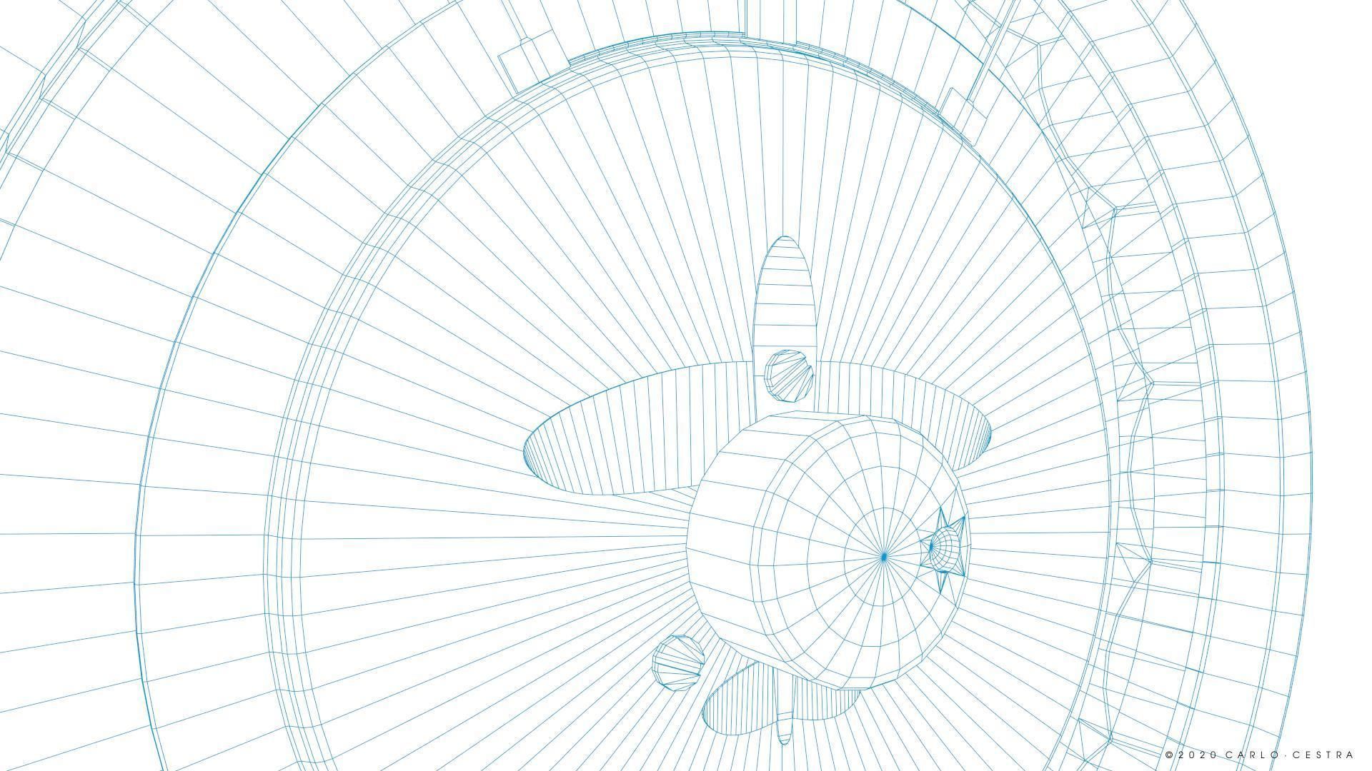 GERMAN REPEATER COMPASS GAUGE Low-poly 3D model_18