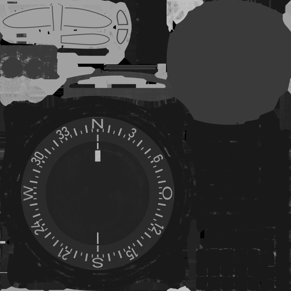 GERMAN REPEATER COMPASS GAUGE Low-poly 3D model_8