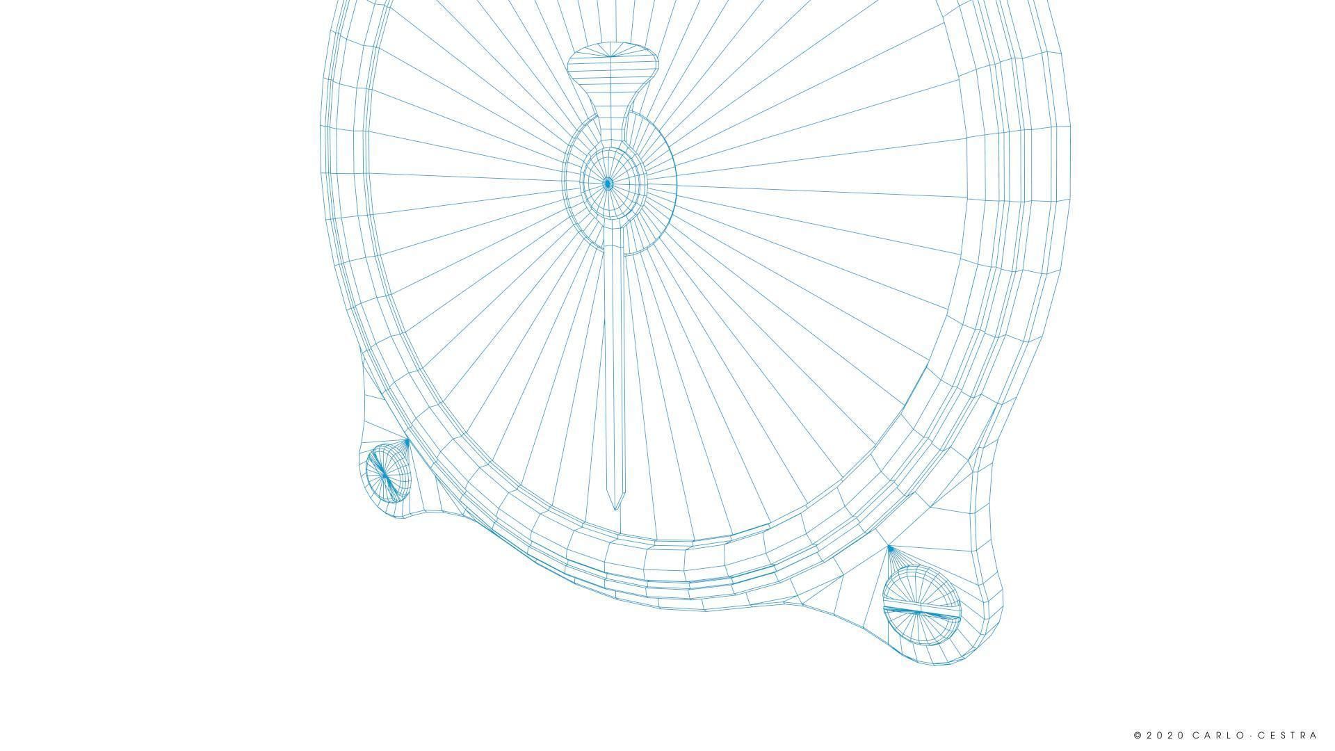 GERMAN TACHOMETER GAUGE Low-poly 3D model_15