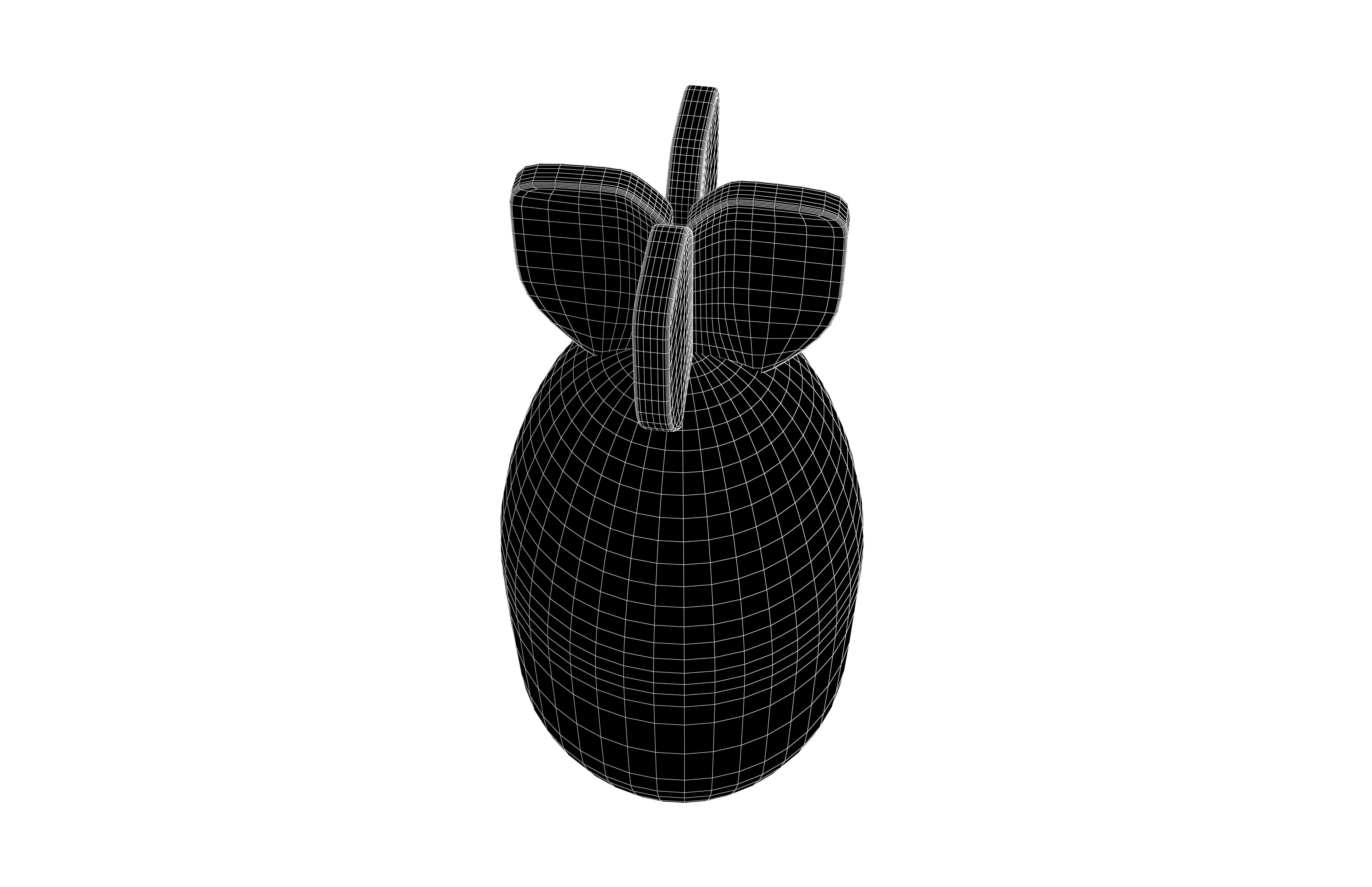 Nuclear Bomb v1 003 Low-poly 3D model_7