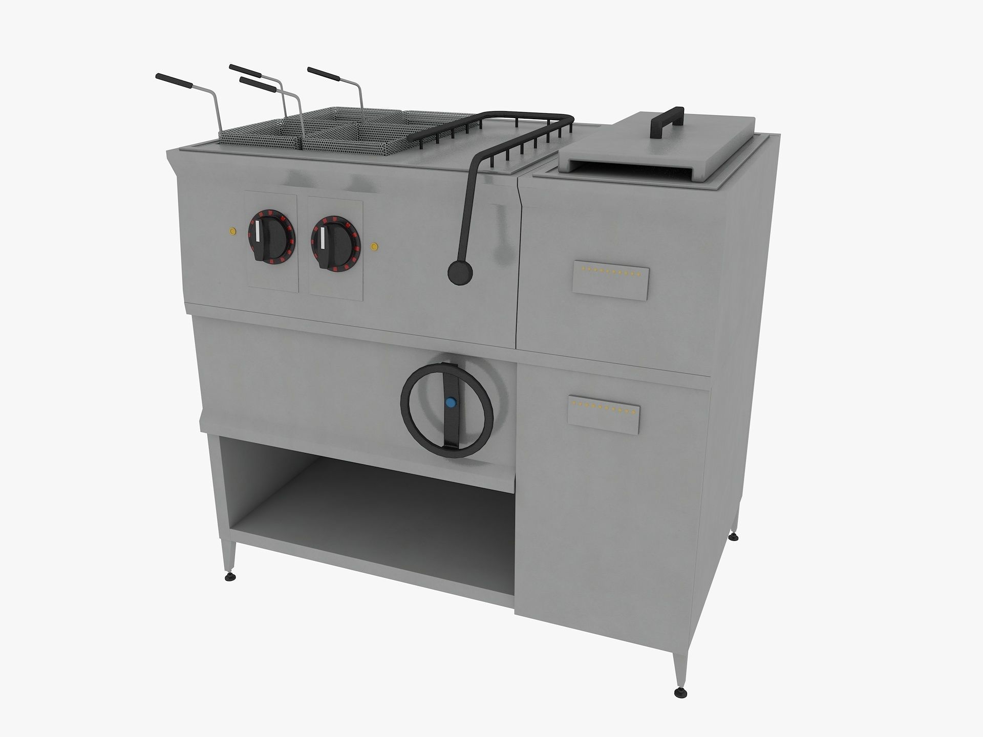 Commercial Kitchen Equipments 3D model_30