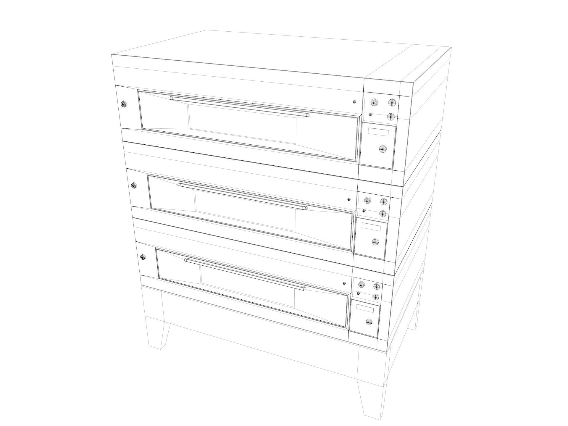 Commercial Kitchen Equipments 3D model_35