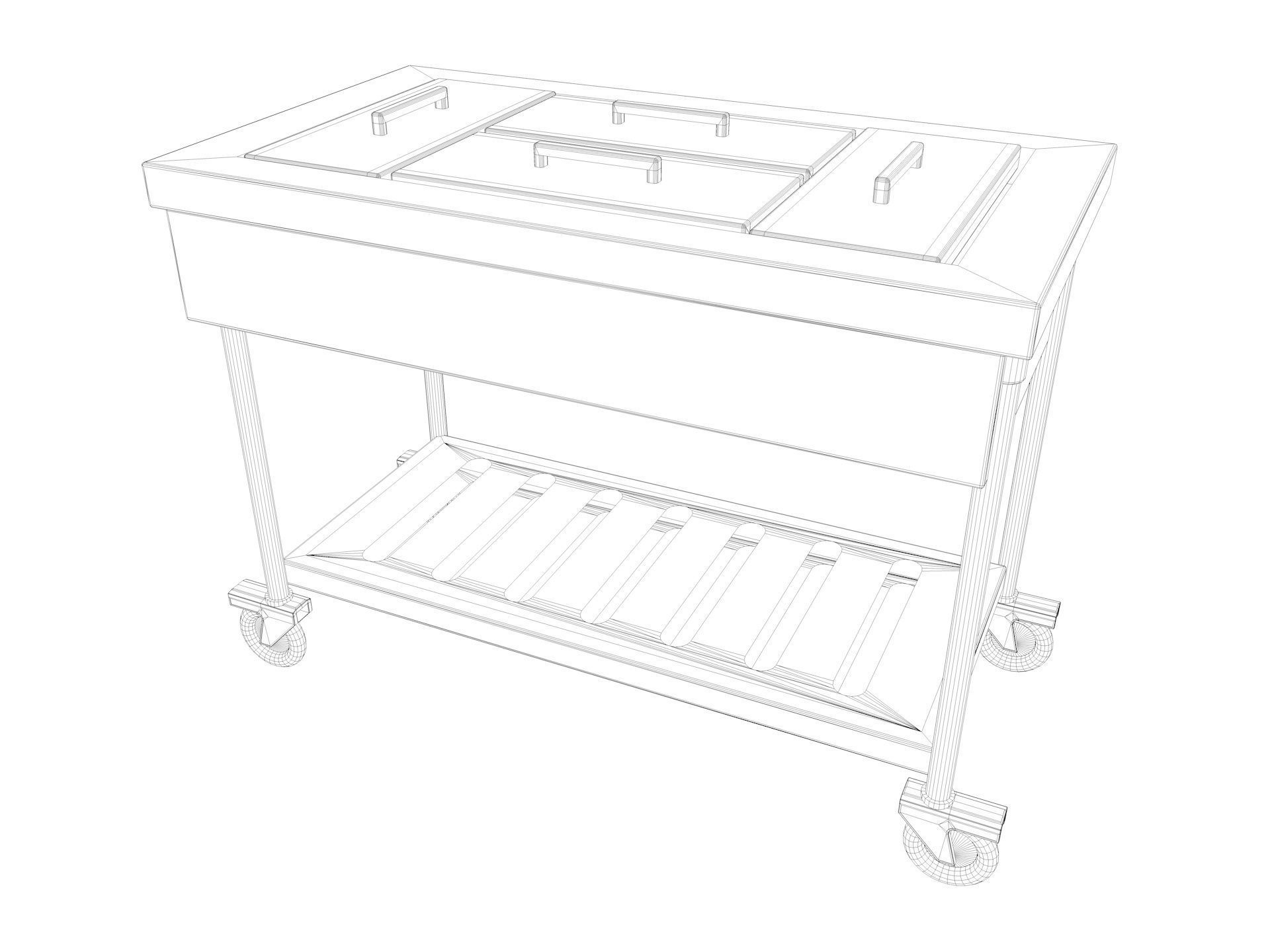 Commercial Kitchen Equipments 3D model_45