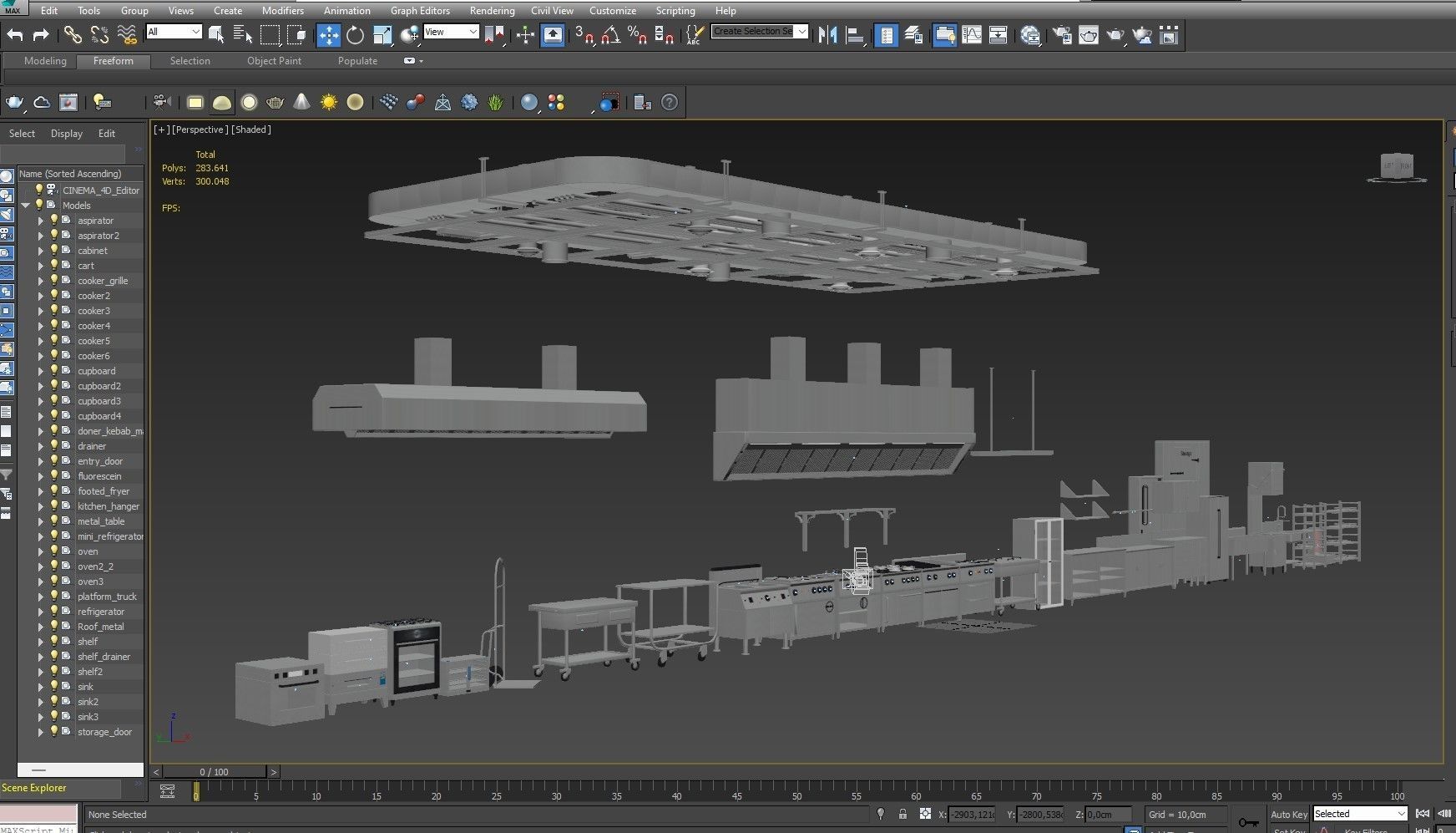 Commercial Kitchen Equipments 3D model_75