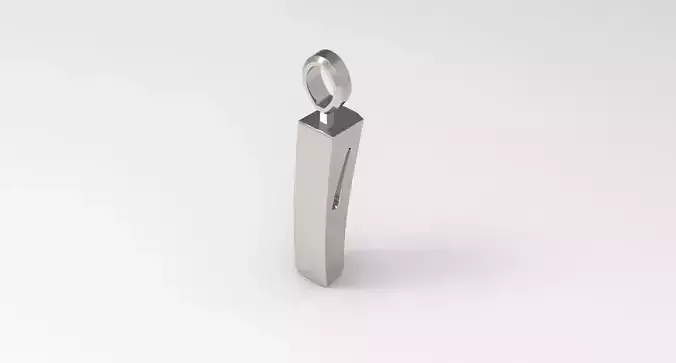 I Letter Pendant Platinum 3D print model