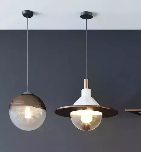 3D chandelier 3D model 04