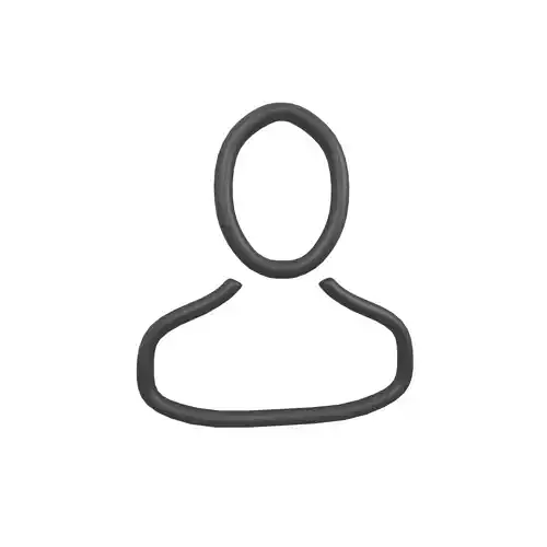 Human Symbol v1 001 Low-poly 3D model
