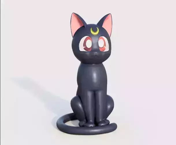 Luna from Sailor Moon  3D print model