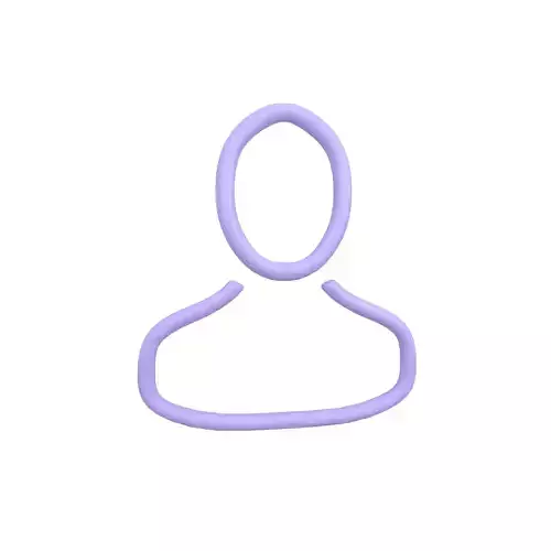 Human Symbol v1 003 Low-poly 3D model