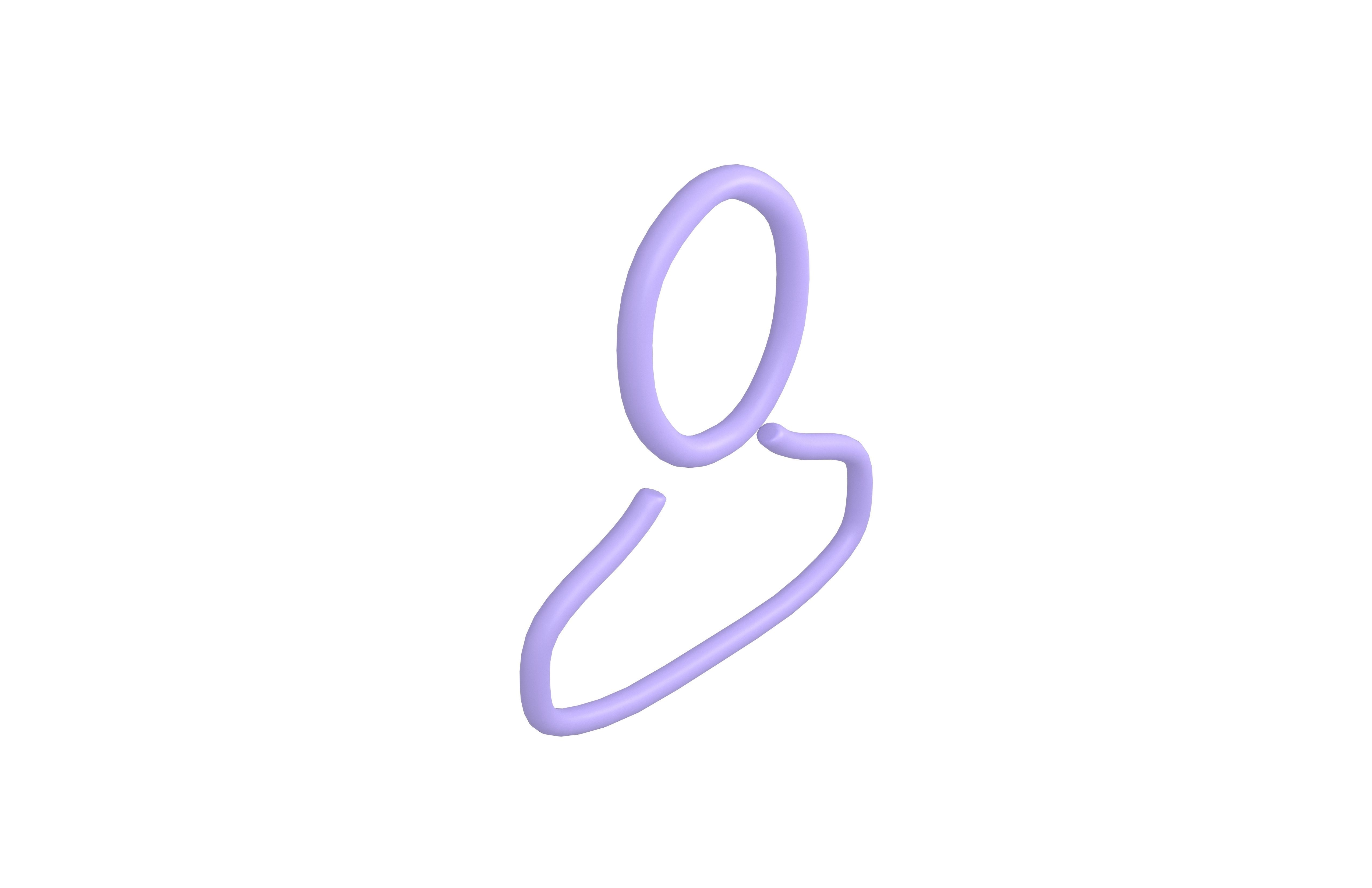 Human Symbol v1 003 Low-poly 3D model_3