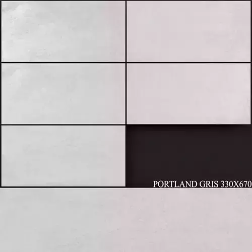 Keros Portland Gris 330x670