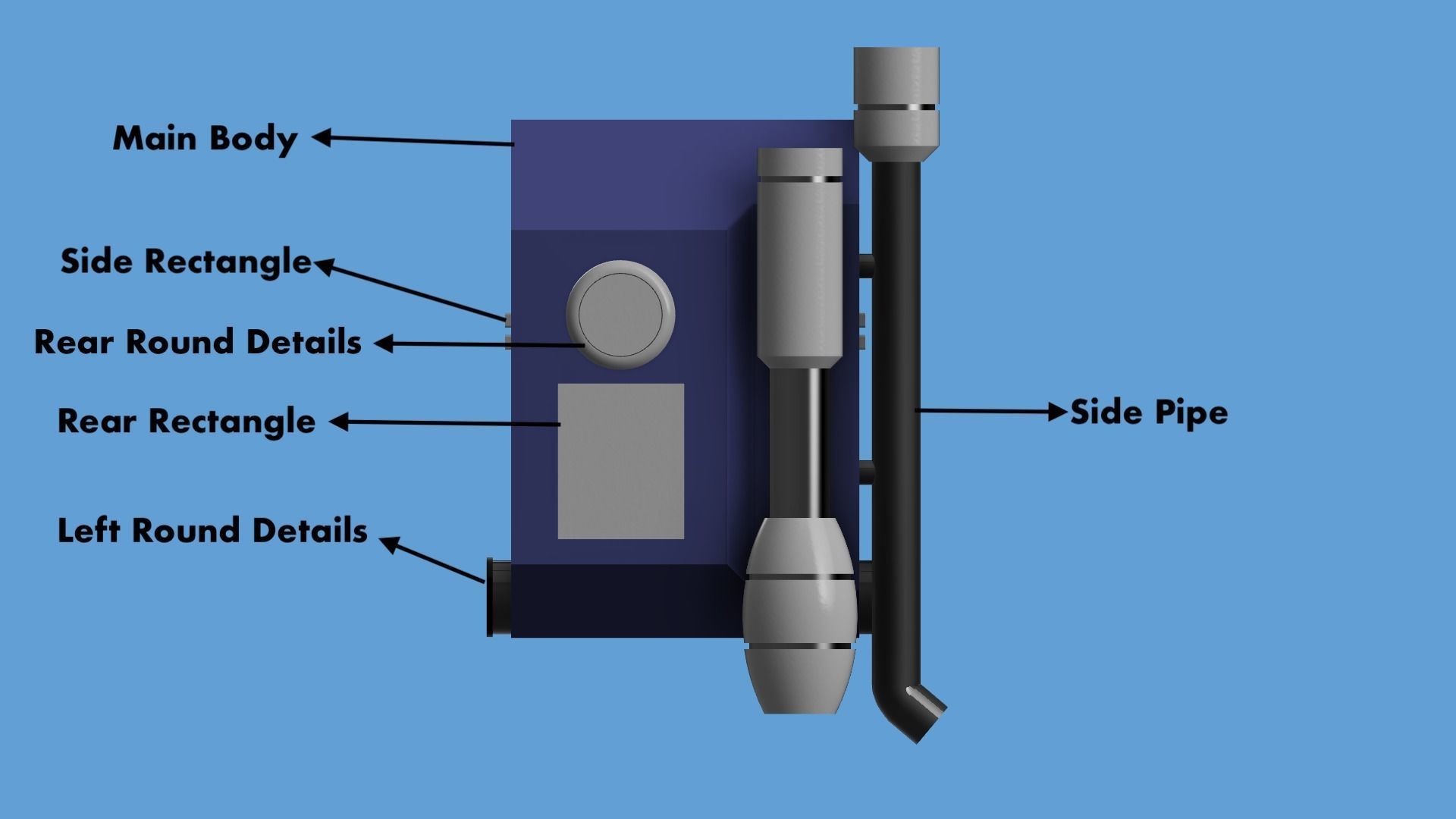 ARC Trooper Phase II Animated Jesse Backpack STL 3D print model_1