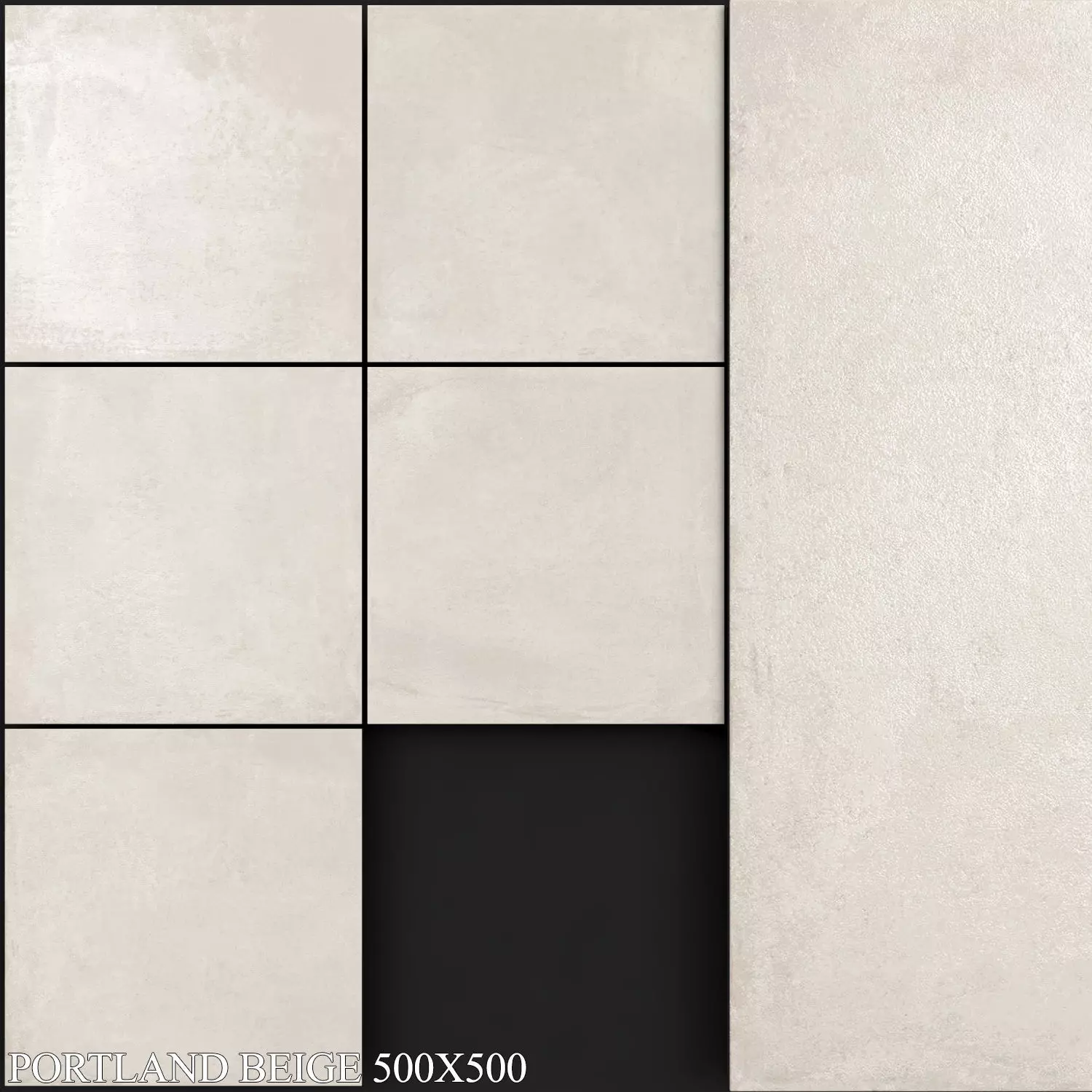 Keros Portland Beige 500x500 3D model_0