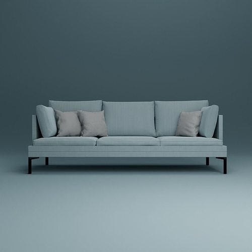 Blue Sofa 3D model