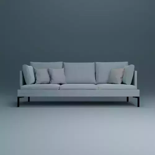 Blue Sofa 3D model