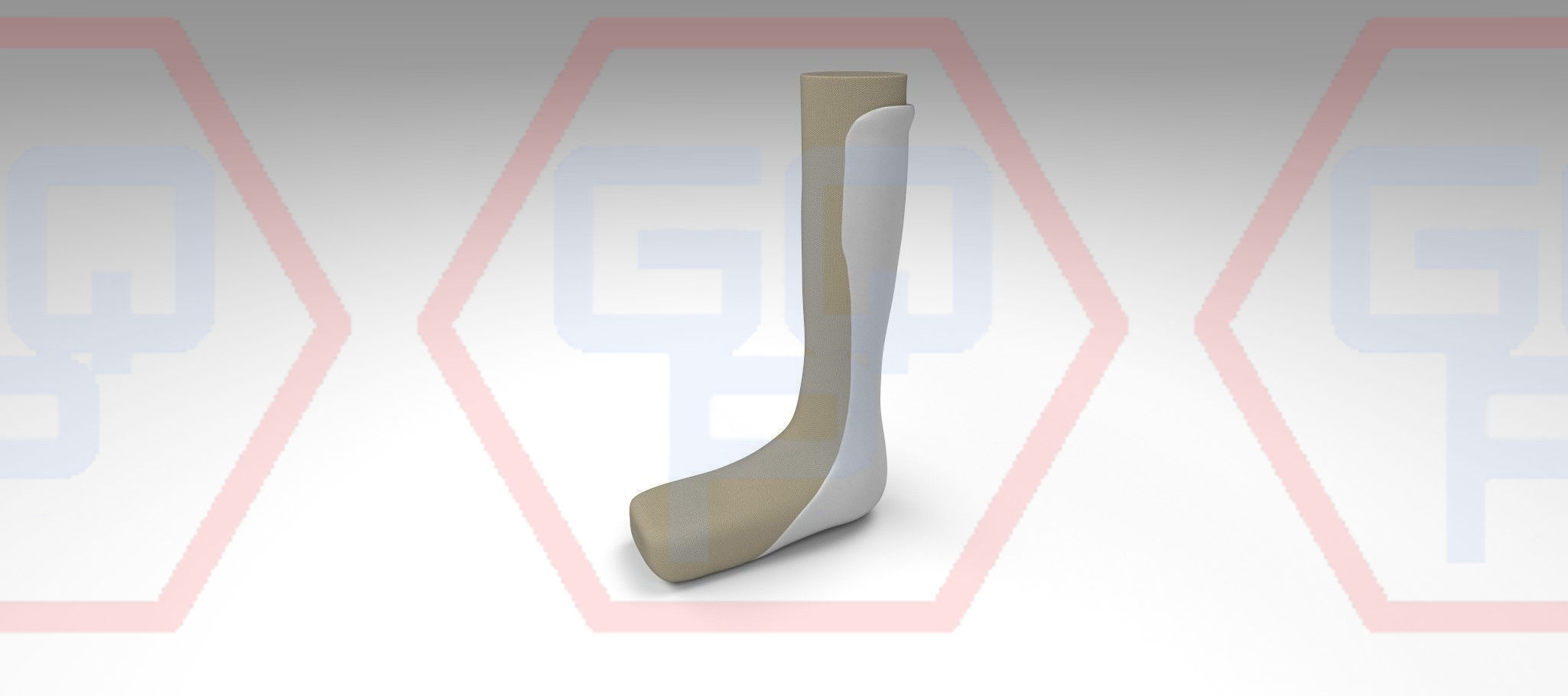 Orthopedic orthosis brace ankle foot AFO 3d Model 3D model_3