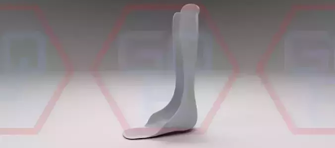 Orthopedic orthosis  brace ankle foot AFO 3d Model 3D model
