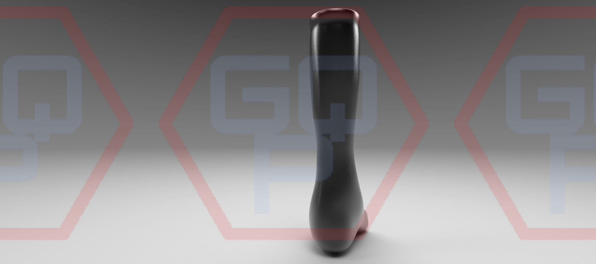 Orthopedic orthosis brace ankle foot AFO 3d Model 3D model_10