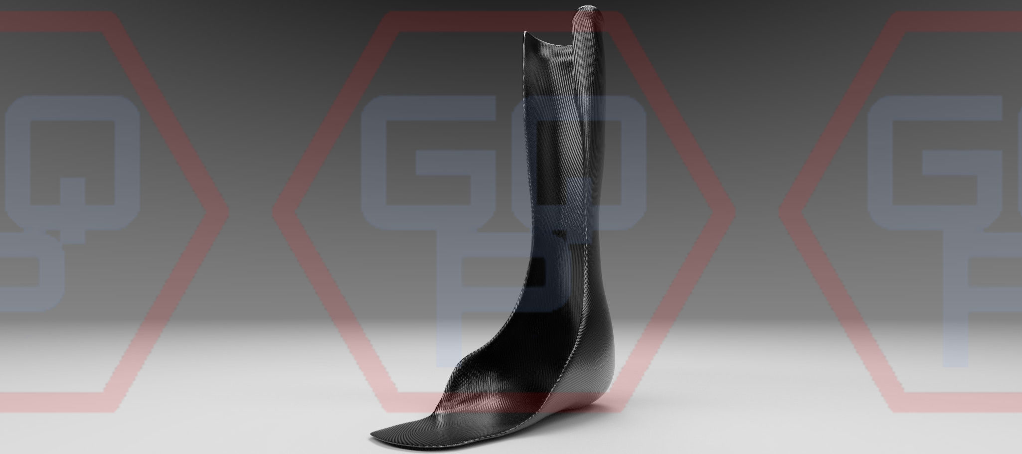 Orthopedic orthosis brace ankle foot AFO 3d Model 3D model_12