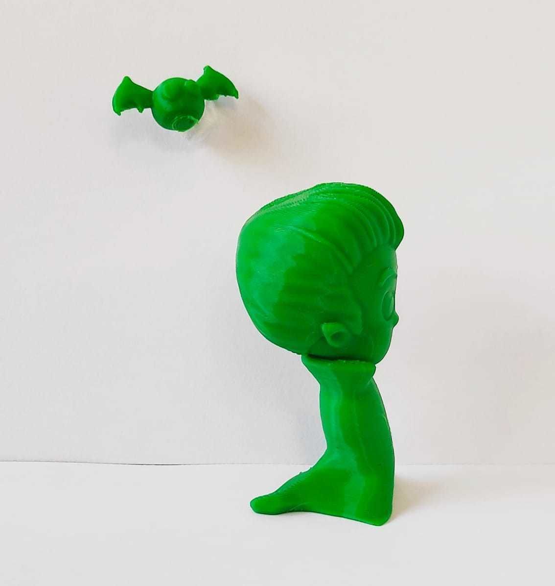 Halloween - Vampire and Bat 3D print model_3