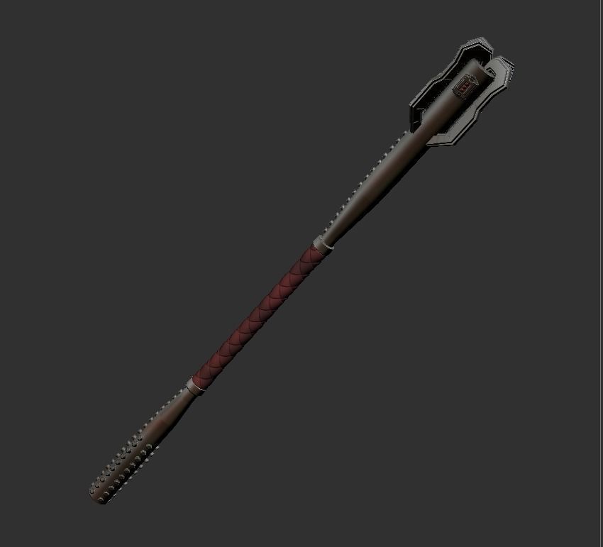 Knight of ren weapon custom 3D print model_6