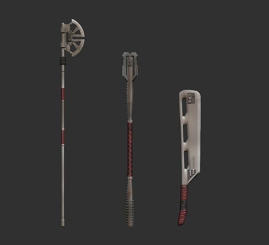 Knight of ren weapon custom 3D print model