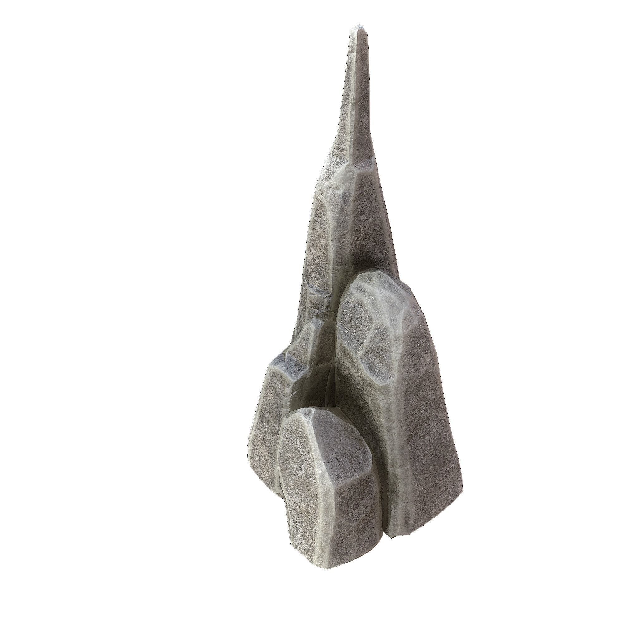 Stylized- Stone-Rock Asset - Low-poly 3D model - PACK-01 Low-poly 3D model_8
