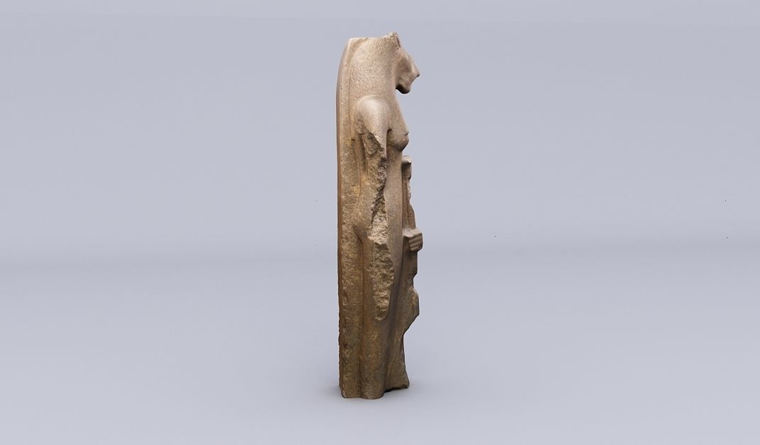 Egyptian Sekhmet the Goddess of War 3D model_5