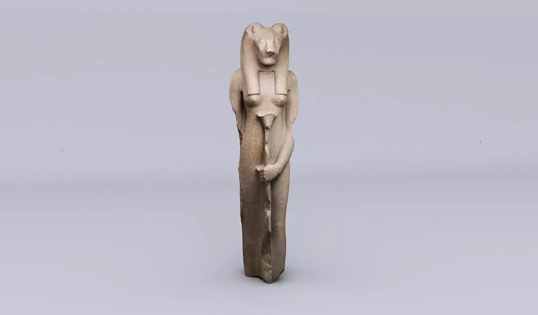 Egyptian Sekhmet the Goddess of War 3D model_0