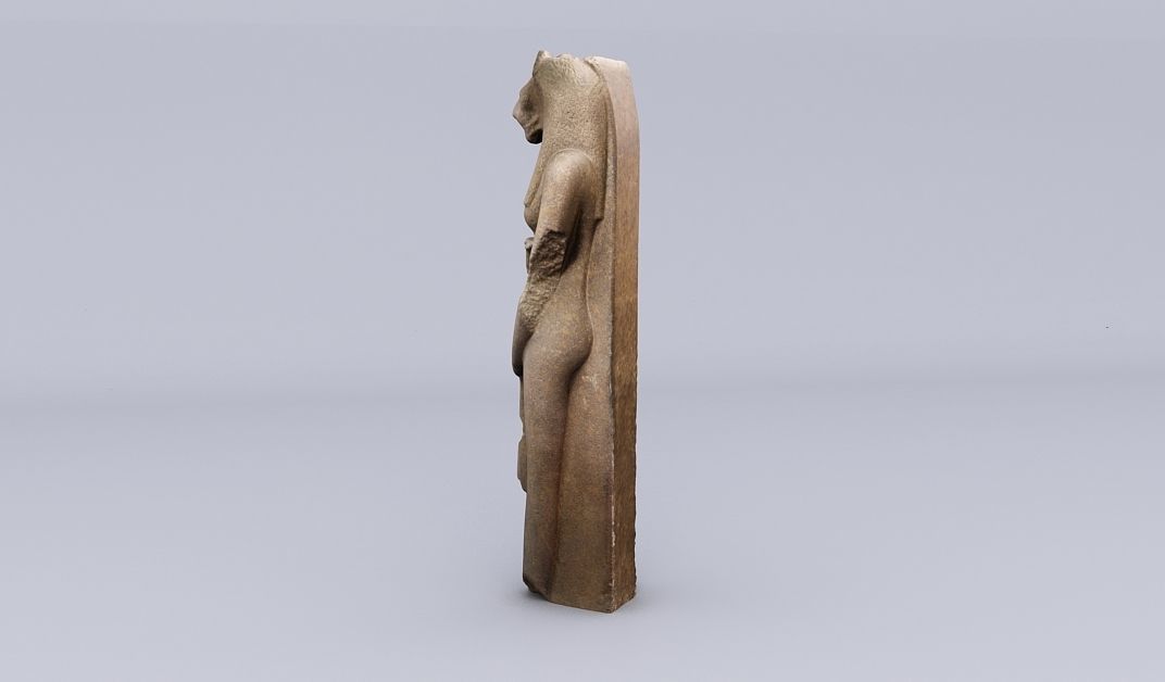 Egyptian Sekhmet the Goddess of War 3D model_3