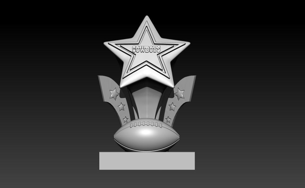 Dallas Cowboys statue - NFL -  American football 3D print model_1