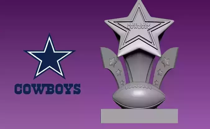 Dallas Cowboys statue - NFL -  American football 3D print model
