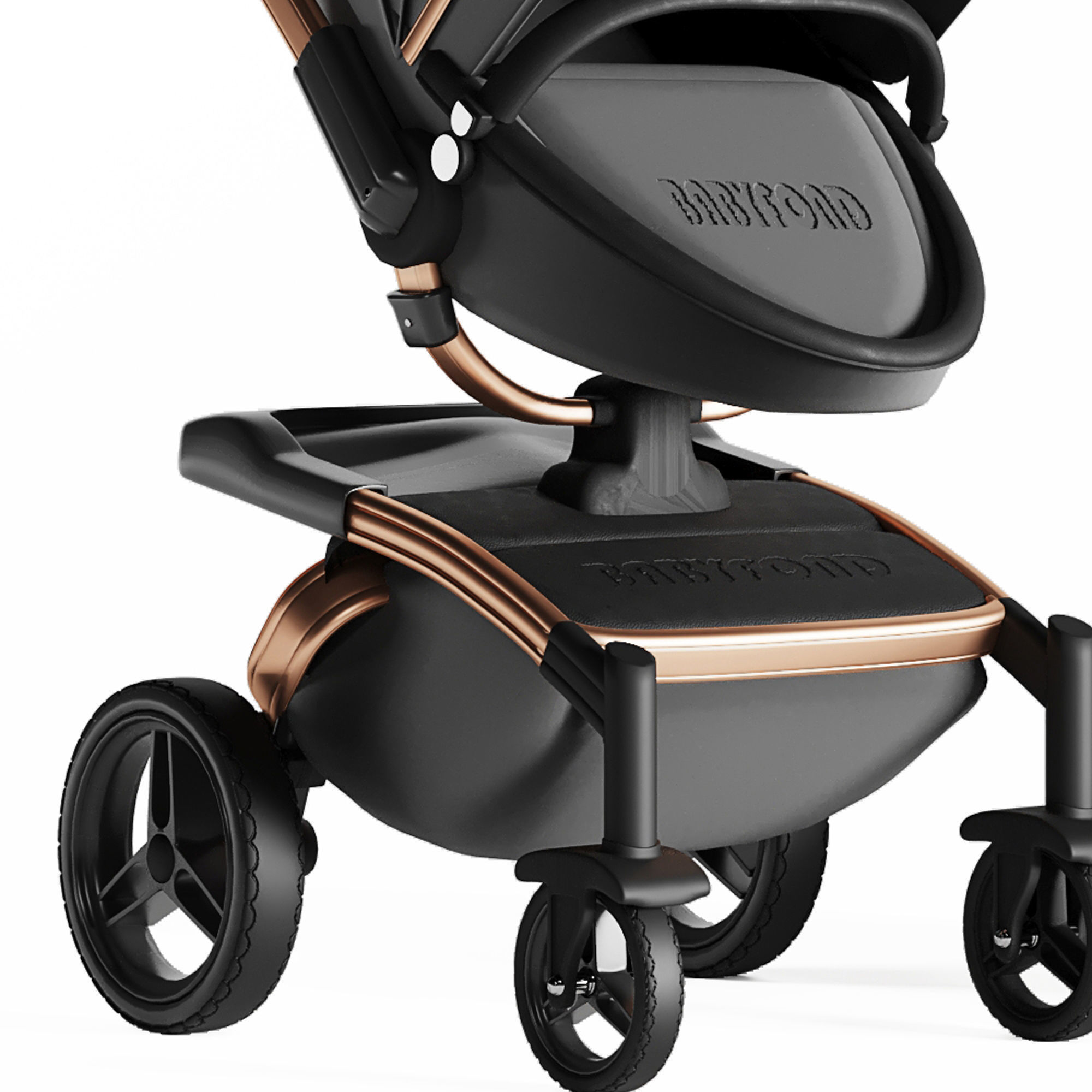 3dasset babyfond stroller and carriage 3D model_5