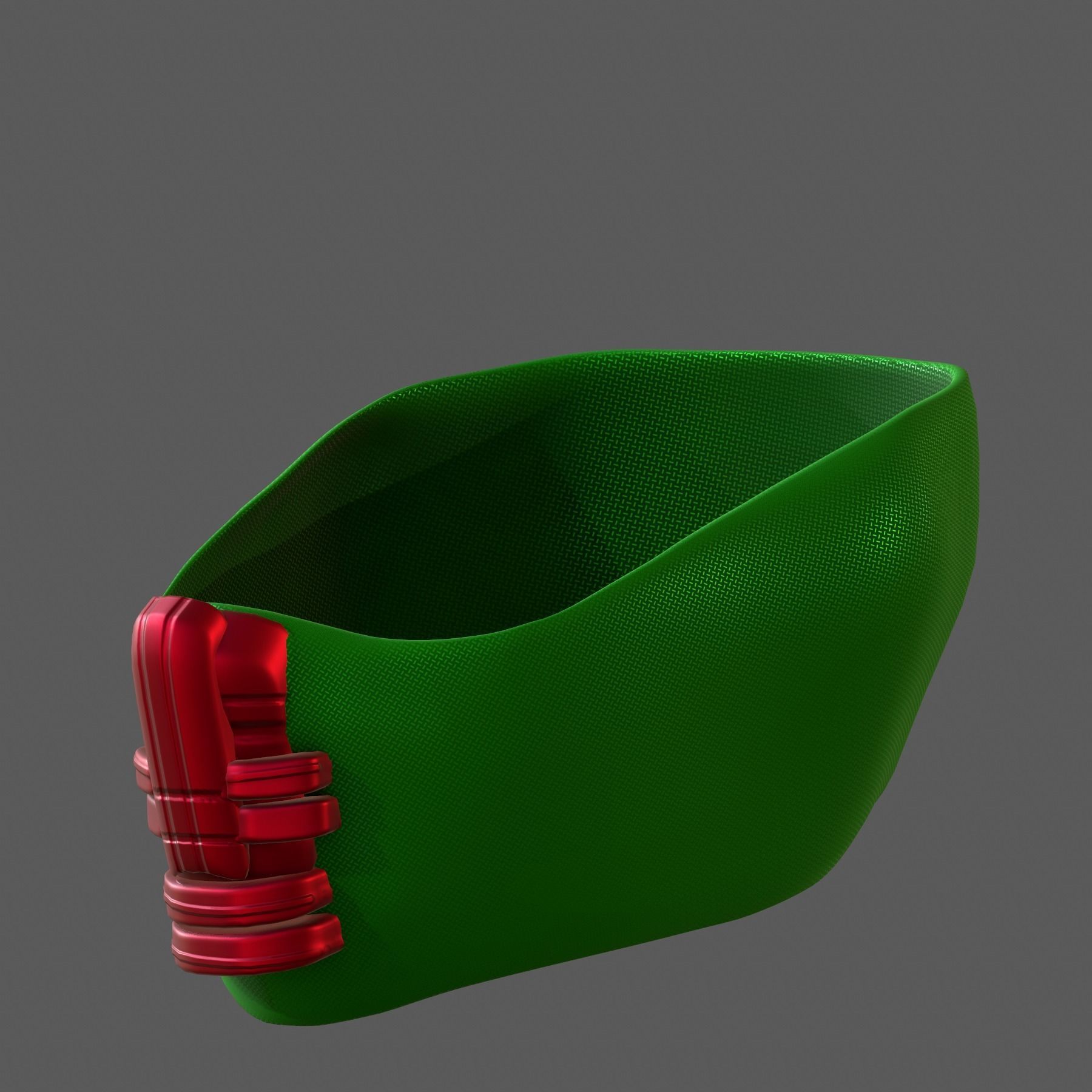 Gas mask helmet 3d model scifi Low-poly Low-poly 3D model_5