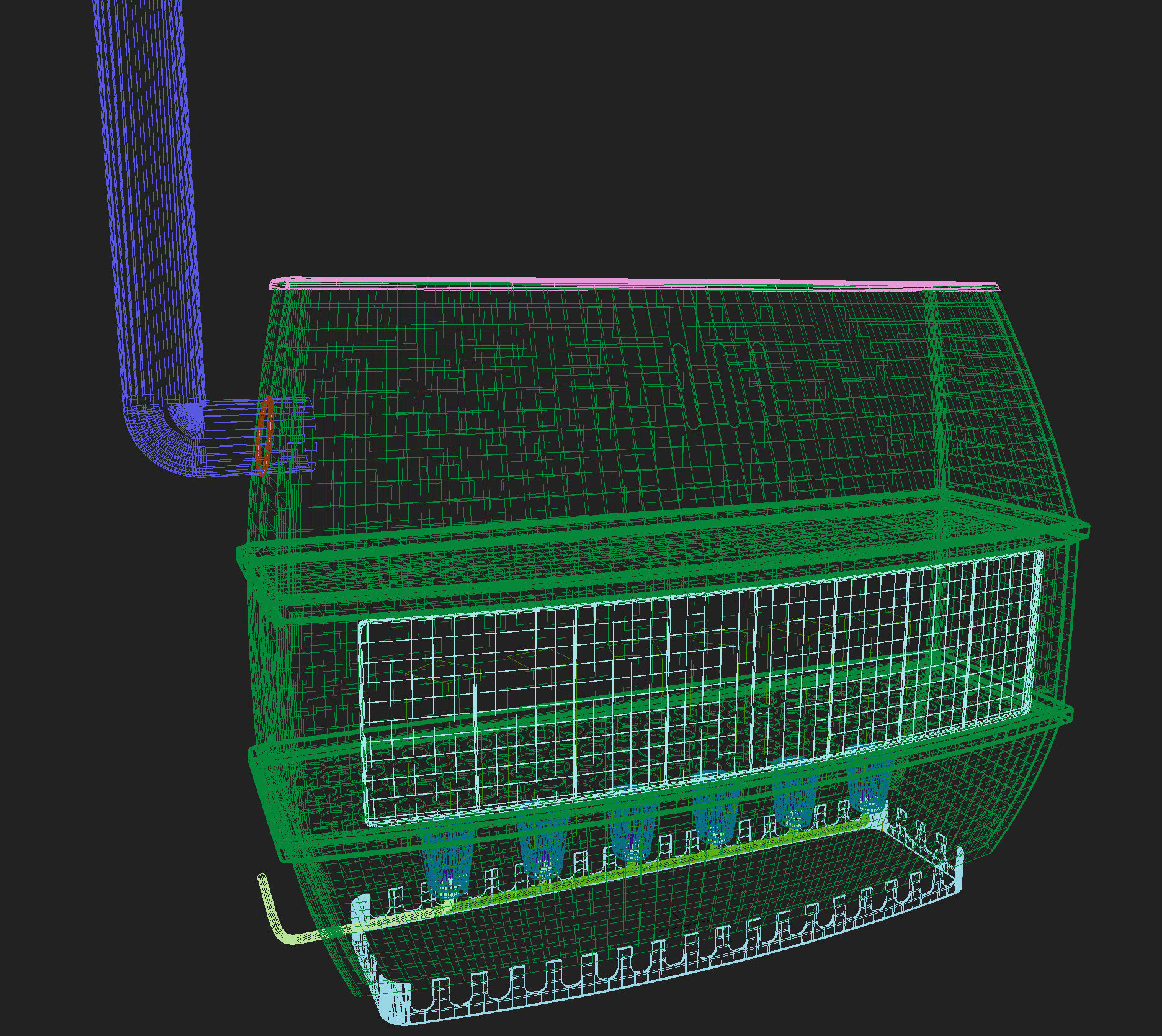 Vintage Large Petroleum Heater 3D model_5