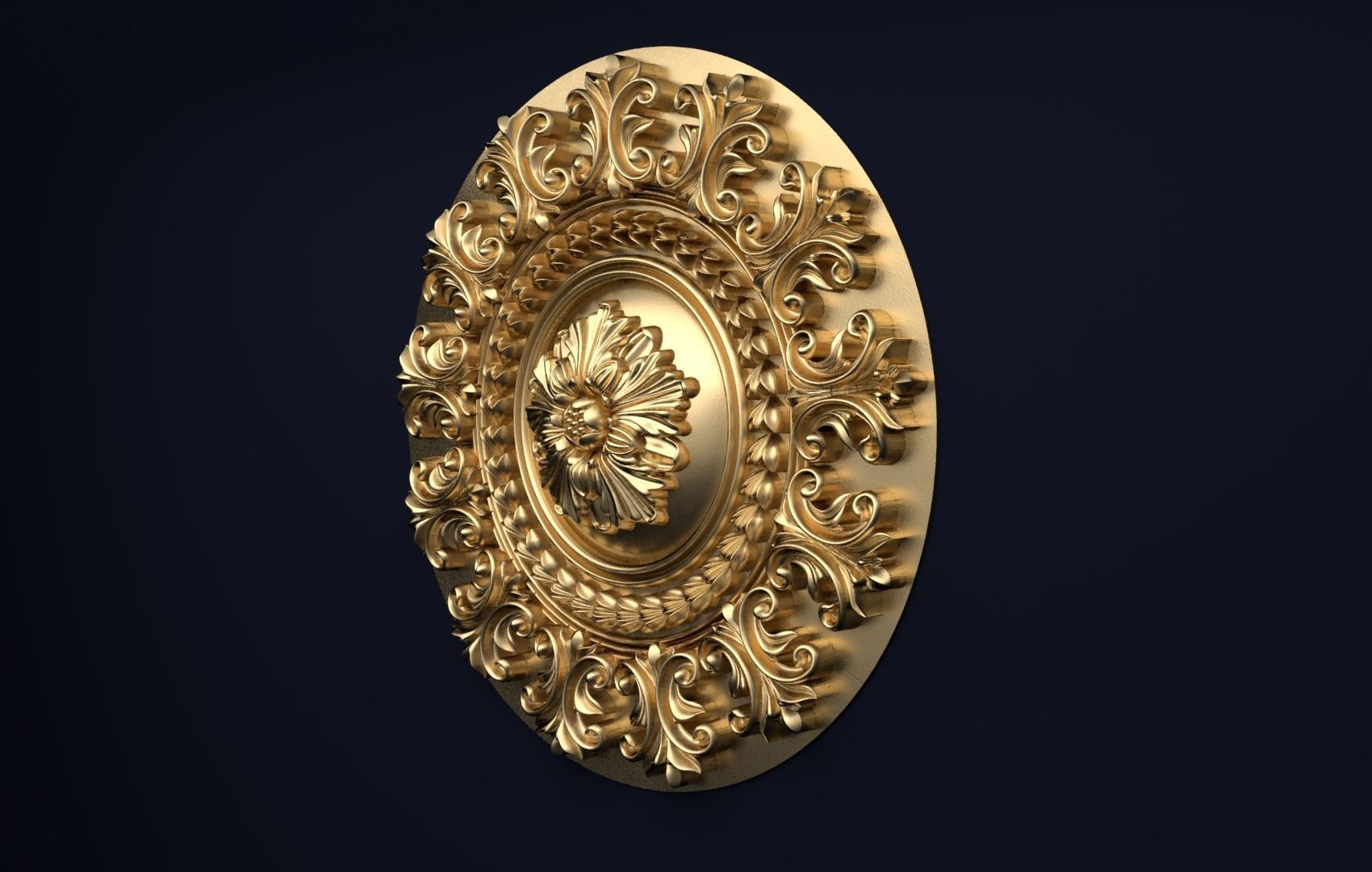 Classic decor ornament v-3D model17 3D model_2