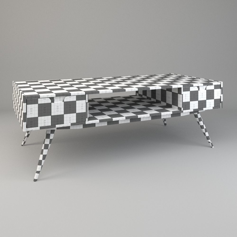 BOLIG COFFEE TABLE Low-poly 3D model_4