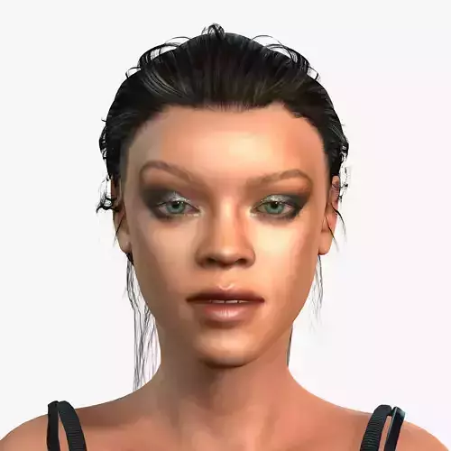 Rihanna  3D Model design Ready for animation 3D model
