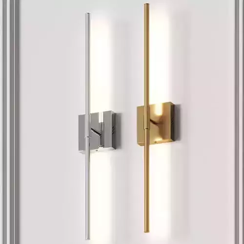 CB2 Exclusive Fluted Gold Wall Lamp
