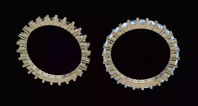 Diamond Infinity Wedding Band or Fashion Band Size 4