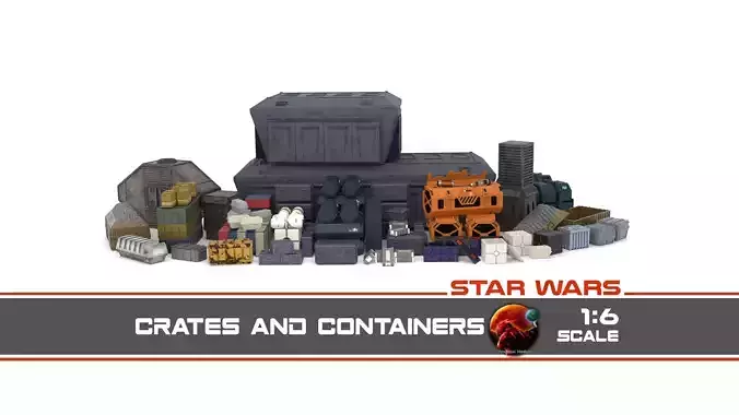 Star Wars Crate collection 1-6 scale Hottoys 