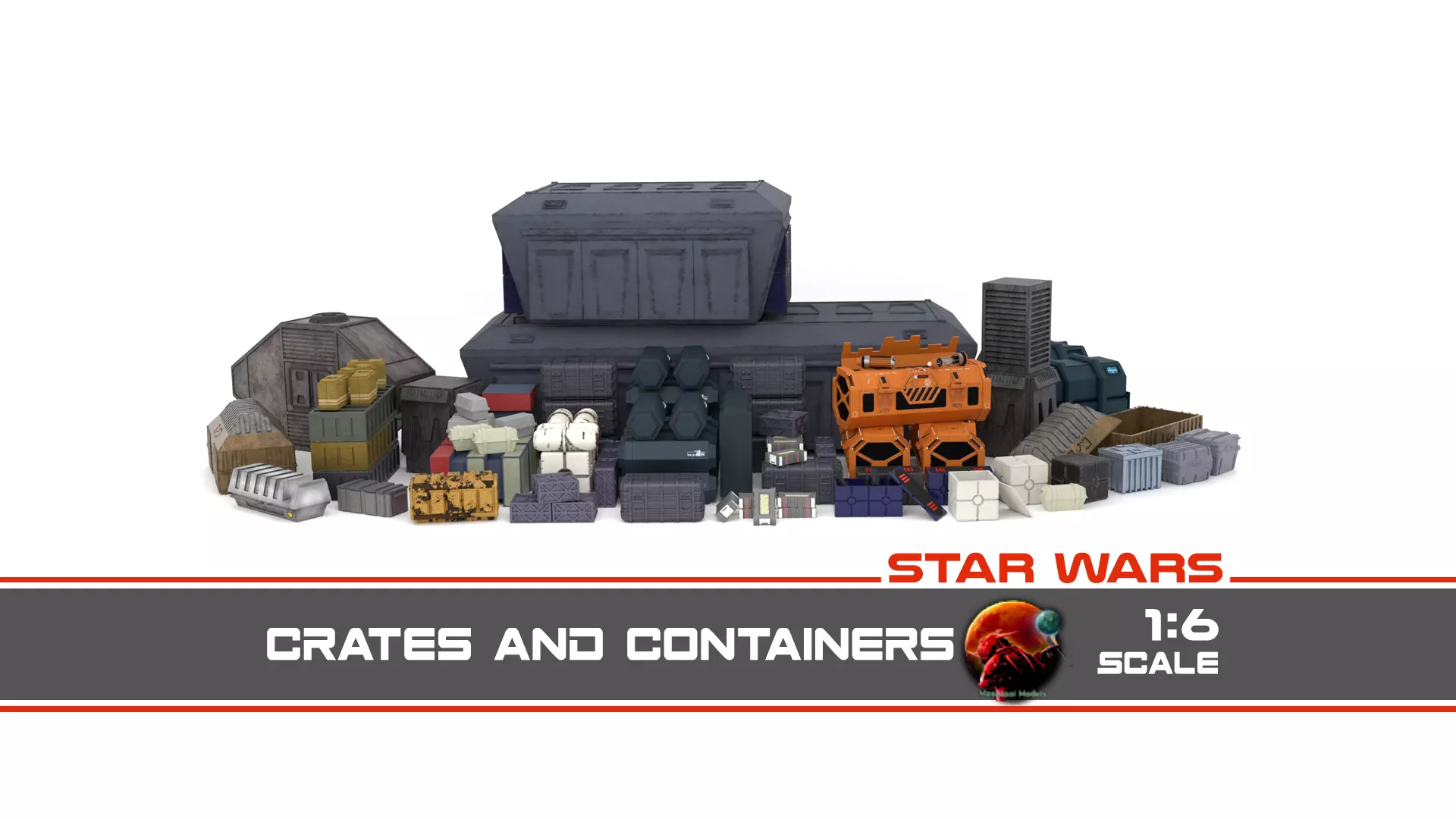 Star Wars Crate collection 1-6 scale Hottoys _0