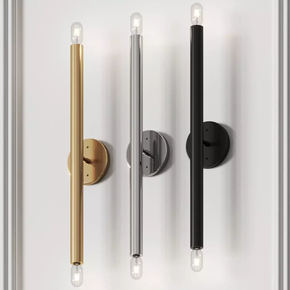 Vortice Wall Lamps 3D model_0