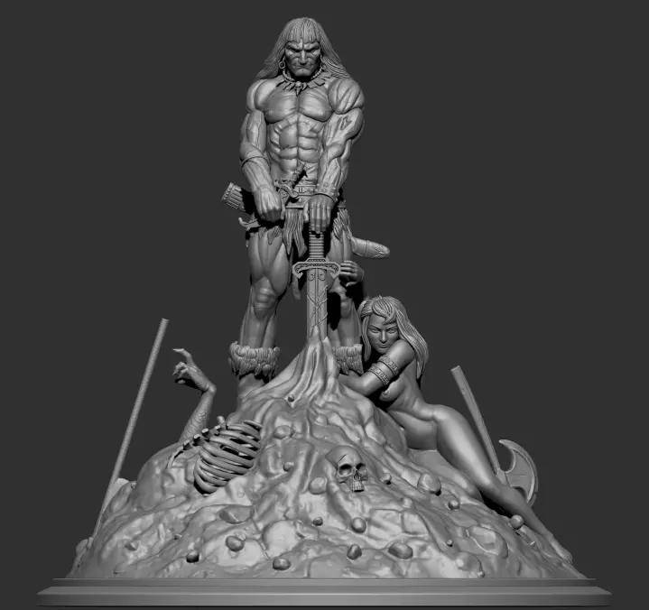 Fan Art - Conan 3D print model_0