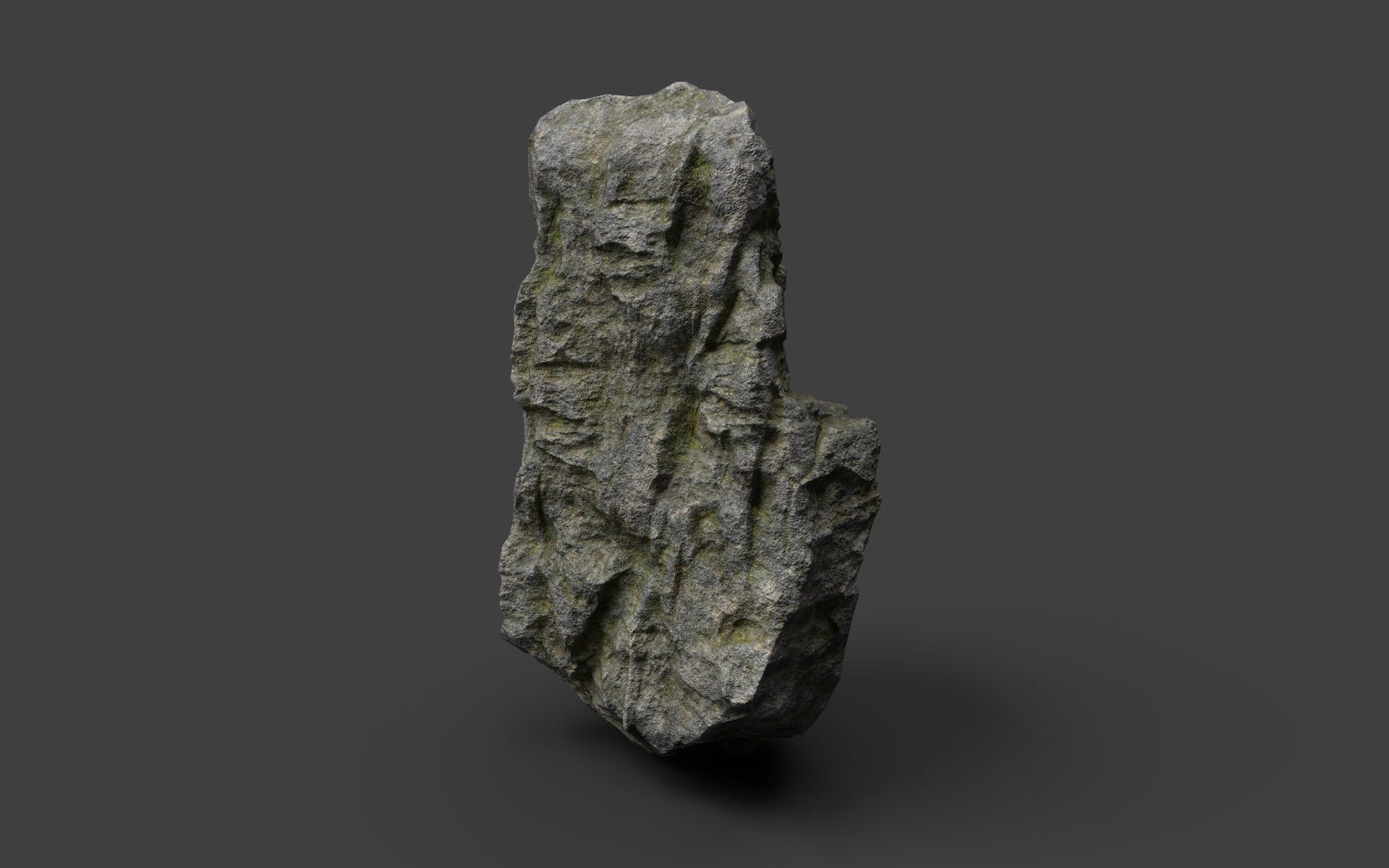 Rock 3-7 Low-poly 3D model_2