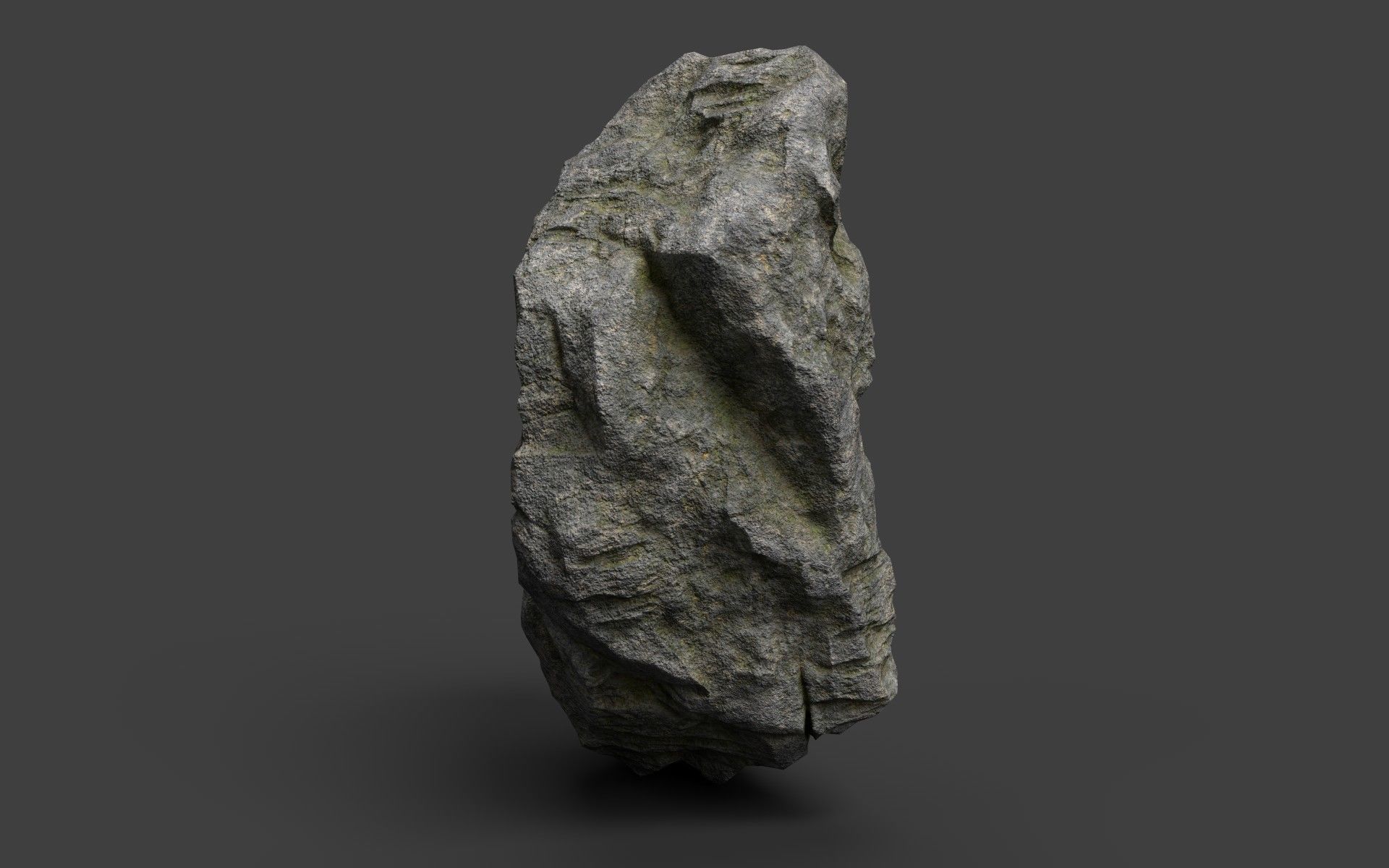 Rock 3-7 Low-poly 3D model_3