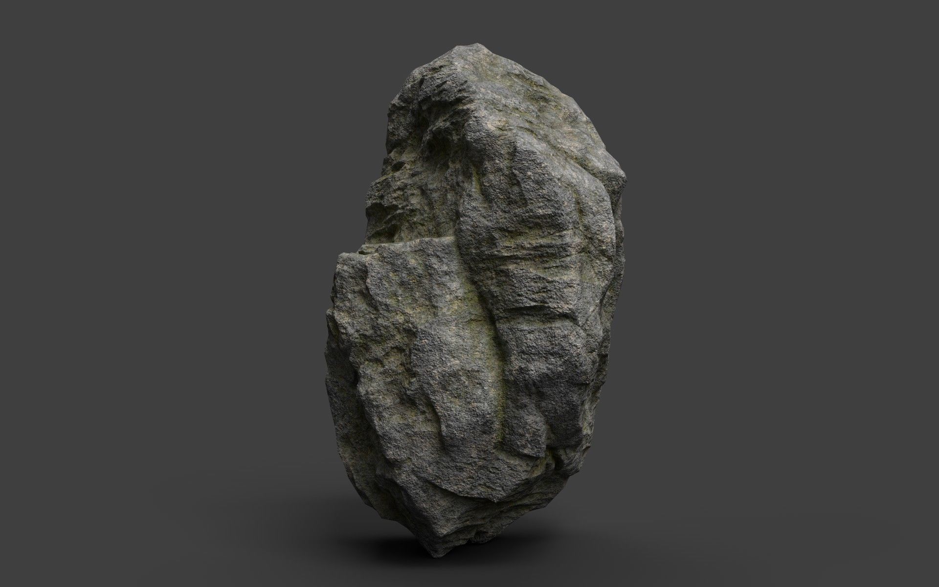 Rock 3-7 Low-poly 3D model_1