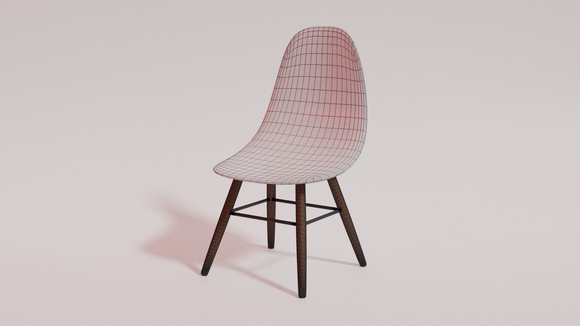 Kitchen Chair 3D model_1